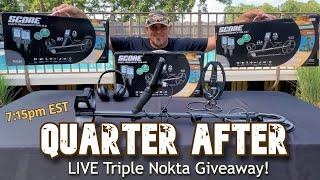 Quarter After LIVE! - With Special Guests From NOKTA Giving Away THREE Triple Score Metal Detectors!