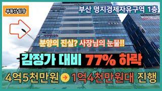 부산 상가 1층 가격 하락 명지 경제자유구역 감정가 대비 77% 내려간 물건 분양 실체를 알 수 있는 상업지역 을숙도 자갈치 돈이 되는 임장 영상 안전한 부동산 경매 / 공매