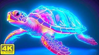 Turtle 4K Video Ultra HD | Dolby Vision Underwater Sea Turtles | 12K HDR | 120 FPS | 8K World Dolby