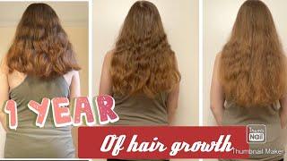 1 year time lapse  of my hair growth  Kat’s Hair