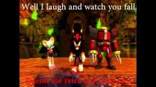 Shadow the Hedgehog-I am all of me by Crush 40 letra en ingles y español