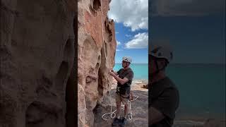 Ascending a fixed rope with a GriGri & ascender