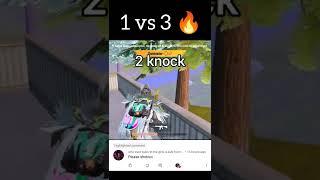 epic 1vs3 || krixbharat #shorts #bgmi #pubg