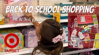 Back to school shopping at Target 2023 // Target haul // Solo shopping trip mom of 3 