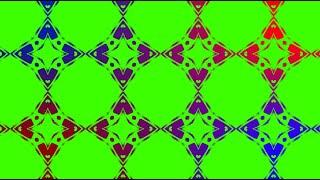 Kaleida pattern green footage video free