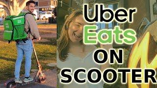No Car? No Problem! Delivering UberEATS With Electric Scooter - $0 Expenses