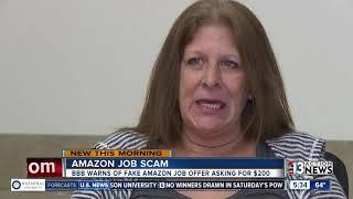 Watch out for fake Amazon job offer