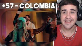 REACCIÓN a KAROL G, Feid, DFZM ft. Ovy On The Drums, J Balvin, Maluma, Ryan Castro, Blessd - +57