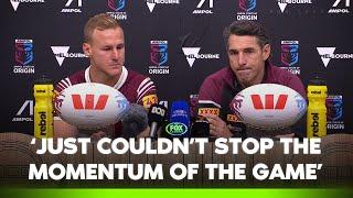 Slater pinpoints moment where Maroons succumbed to 'snowball' effect  | QLD Press Conference