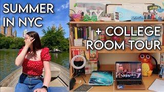 summer in new york city vlog + columbia university apartment/dorm tour