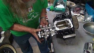 #130 how to do it, rebuild 1990's 5-speed fxr flt fxst transmission harley evolution tatro machine