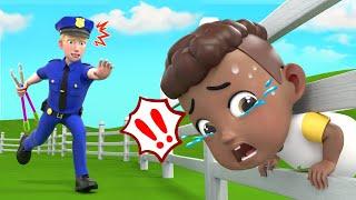 Help, I'm Stuck - Play Safe Song + Playground Song | Safety Tips for Kids | Rosoo Nursery Rhymes