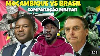 Comparação Militar Brasil VS Moçambique | O Brasil só Ganhou porque..