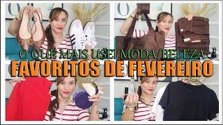 FAVORITOS DO MÊS FEVEREIRO2025 Tudo que+amei moda/beleza COMPRINHAS AREZZO CEA MAKE BOLSA SAPATO E +