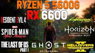 RX 6600 + Ryzen 5 5600G : Test in 18 AAA Games (2024)