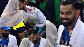 Virat Kohli touched Mohammad Shami mother's feet after winning Ind vs Nz Champions Trophy Final 2025