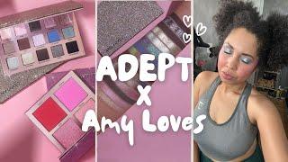 ADEPT COSMETICS X AMY LOVES EYESHADOW & BLUSH PALETTE! PR