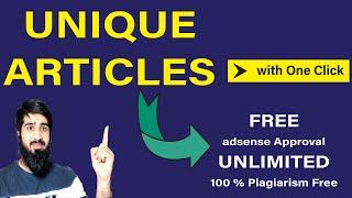 How to Create an interesting and Unique Article in Minutes @AftabGurujiTips