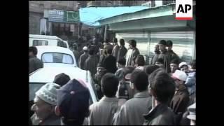 INDIA: VIOLENCE CONTINUES IN KASHMIR