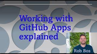 Working with GitHub Apps instead of a PAT