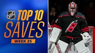 Top 10 Saves from Week 25 (2023-24 NHL Season)