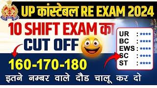 UP Police Constable Re-Exam 2024 Final Expected Cut Off | UPP August All Shift Expected Cut Off