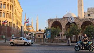 في شوارع بيروت مدينة الحياة الغارقة بالقلق والحذر قبل ساعة الصفر  In the streets of Beirut