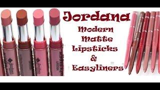 Jordana Modern Matte Lipsticks & Easyliner Retractable Lip Liners | Beautify Your Life