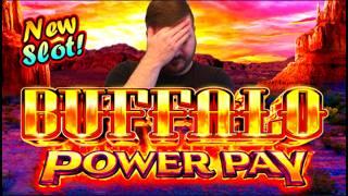 I Bought A Bonus On EVERY BET LEVEL On NEW Buffalo Power Pay Slot Machine! This is What Happened!