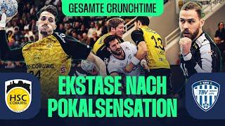 Coburg wird zum ERSTLIGISTEN-SCHRECK I Die gesamte Crunchtime von @HSC2000Coburg vs. @tbvlemgo1911