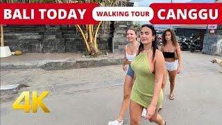  CANGGU TODAY [4K] Walking Tour in Canggu Bali Indonesia | Bali Travel Vlog 2023