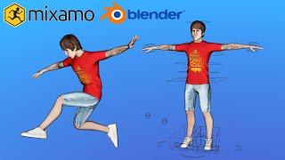 How to Use Mixamo Animations in Blender 4.2