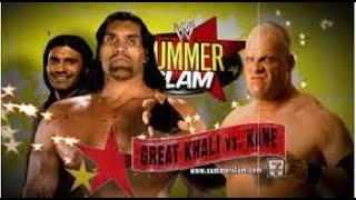 Story of Kane vs Great Khali | Summerslam & Breaking Point