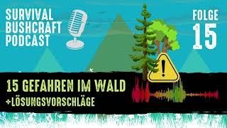 Podcast Folge 15: Diese 15 Gefahren im Wald solltest du kennen, damit du dich sicherer fühlst