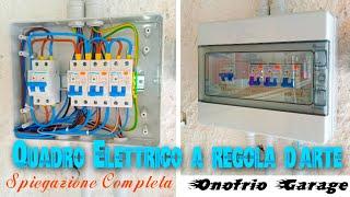 COME REALIZZARE UN QUADRO ELETTRICO A REGOLA D'ARTE PER IL PROPRIO GARAGE