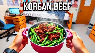 I made Panda Express Crispy Korean Beef in my room...(delicious)