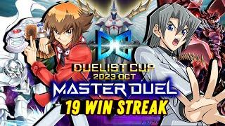 Yu-Gi-Oh! Master Duel - HERO Duelist Cup October 2023 | 19 WIN STREAK (DLV MAX) 