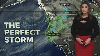 California Storm: Tracking Fujiwara Effect and atmospheric rivers