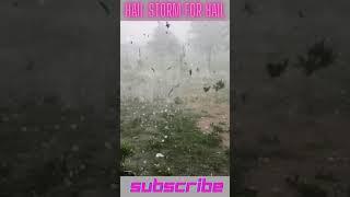 Destructive Hail Storm from Hail #shorts