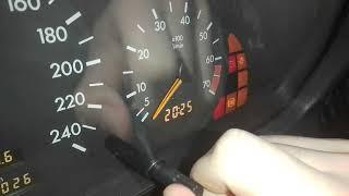 Mercedes C-Class W202 How to set the clock