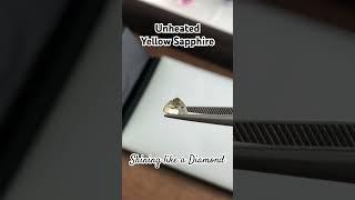 Unheated Yellow Sapphire #gemstone #sapphire #yellowsaphhire #unheated #happinessisyou