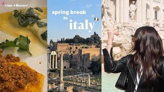 spring break in italy  exploring rome + florence | italy travel vlog 2022