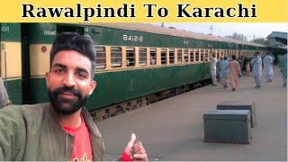 RAWALPINDI TO KARACHI BY TRAIN | HAZARA EXPRESS TRAIN | PAKISTANI TRAIN VLOG | FAIZAN GILL