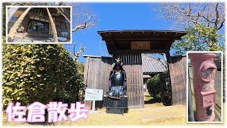 佐倉散歩【大手門跡～麻賀多神社～武家屋敷～ひよどり坂～侍の杜～桜ポスト】