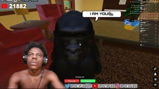 Ishowspeed meets a MONKEY on Roblox 