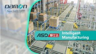 ASD Choose Pallet conveyor line increase the output efficiency 300% | Damon technology group