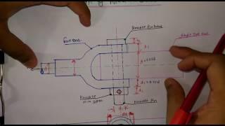 Design of knuckle joint,part=1,md-1