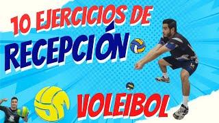 10 ejercicios de RECEPCIÓN en VOLEIBOL nivel intermedio