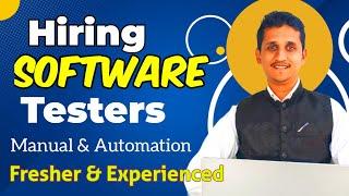 Software Testing Jobs | Manual Testing Job | Automation Testing Jobs | QA Jobs | Fresher QA Jobs