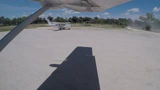 Flight from Khwai to Okavango Delta Xudum Airstrip, Botswana